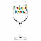 Weinglas "Happy Birthday" (1 St.)