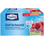 Toppits® Gefrierbeutel 3 Liter Vorratspackung (75 St.)