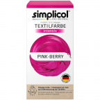 simplicol Textilfarbe intensiv Pink-Berry (150 ml + 400 g)