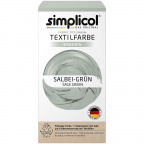 simplicol Textilfarbe intensiv Salbei-Grün (150 ml + 400 g)