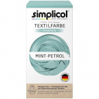 simplicol Textilfarbe intensiv Mint-Petrol (150 ml + 400 g) [Sonderposten]