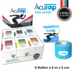 AcuTop Pro Sport Tape Mixbox (6 x 5 cm x 5 m)
