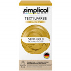 simplicol Textilfarbe intensiv Senf-Gelb (150 ml + 400 g)