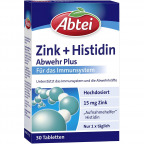 Abtei Zink + Histidin Tabletten (30 St.)