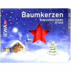 EWA Baumkerzen 20/250 rot (20 St.)