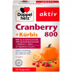 Doppelherz Cranberry 800 + Kürbis + Vitamin C + Selen (30 St.)