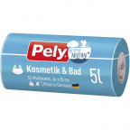 Pely® Klimaneutral Müllbeutel Kosmetik & Bad, 5 Liter (32 St.)
