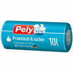 Pely® Klimaneutral Müllbeutel mit Sicherheitsboden, 10 Liter (40 St.)