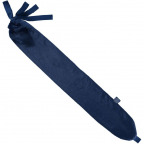 Flauschwärmflasche "YuYu Fleece", dunkelblau (80 cm)