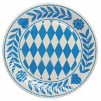 Pappteller "Bayrisch Blau" (10 St.)