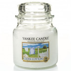 Yankee Candle® Classic Jar "Clean Cotton" Medium (1 St.)