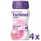 Fortimel Compact 2.4 Erdbeergeschmack (4 x 125 ml)