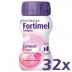 Fortimel Compact 2.4 Erdbeergeschmack (8 x 4 x 125 ml)