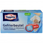 Toppits® Gefrierbeutel 6 Liter (20 St.)