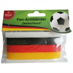 Fan-Armbänder "Deutschland" (3tlg.)