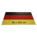 Fahne "Deutschland", 150 x 90 cm (1 St.)