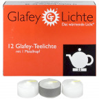 Glafey-Teelichte mit 1 Metallnapf Nr. 38 (12 St.)