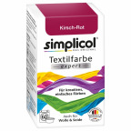simplicol Textilfarbe expert 1704 Kirsch-Rot (150 g)