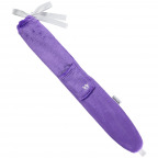 Flauschwärmflasche "YuYu Fleece", purple (80 cm)